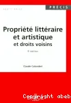Propriété littéraire et artistique vignette