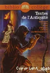 Textes de l'Antiquité vignette